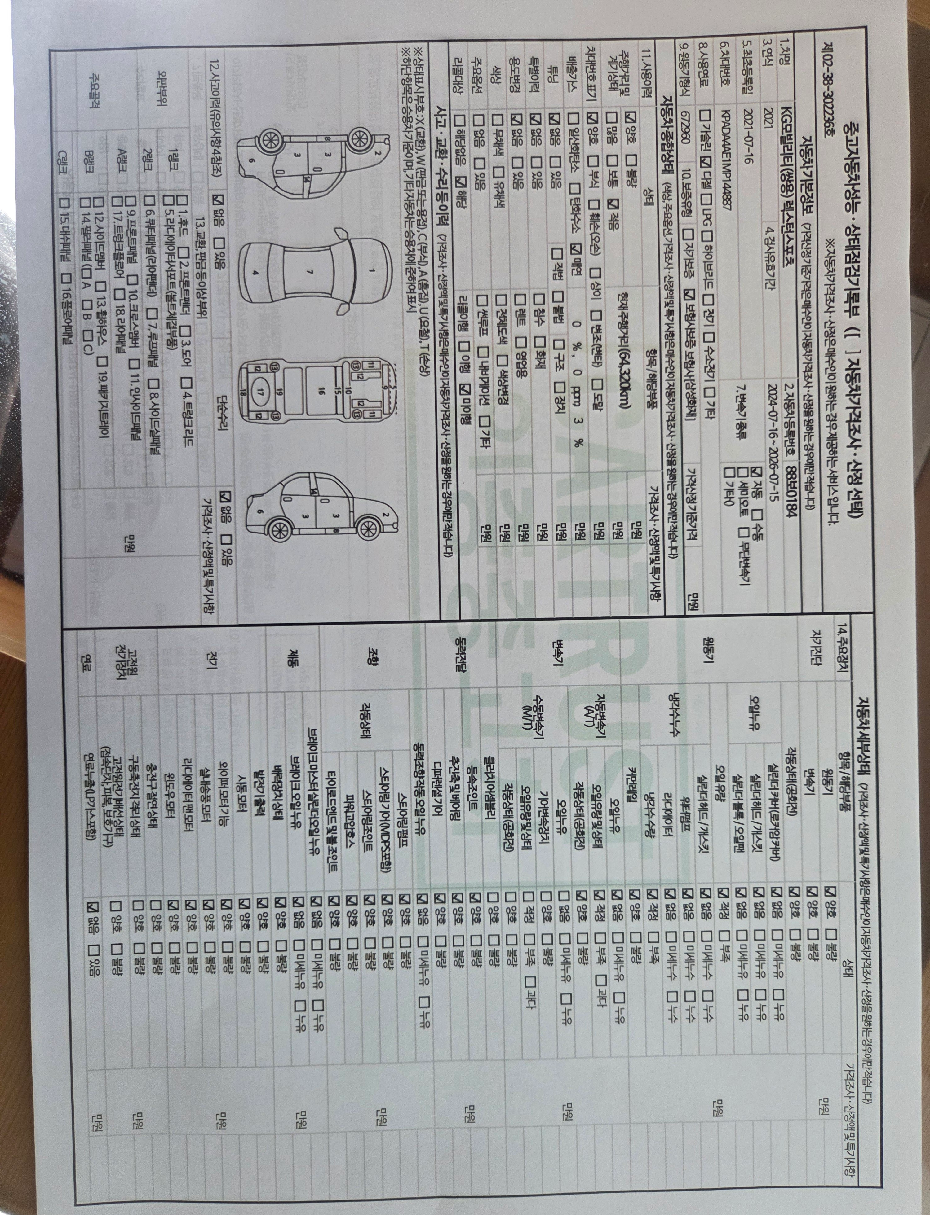 Основная информация и общее состояние / история аварий и ремонтов