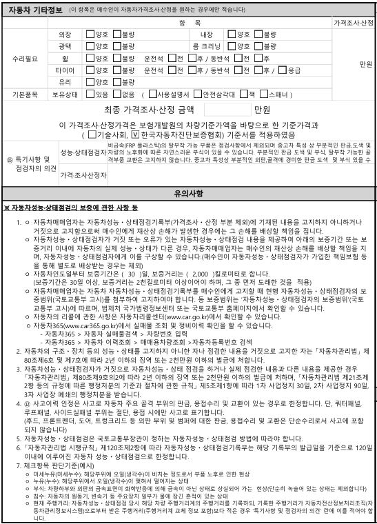 Подробное состояние автомобиля и другая информация