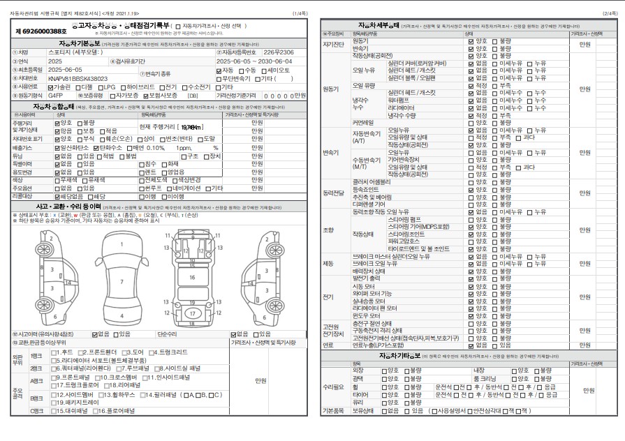 Основная информация и общее состояние / история аварий и ремонтов