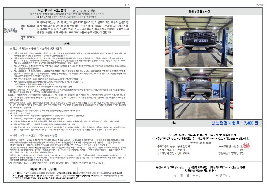 Детальное состояние автомобиля