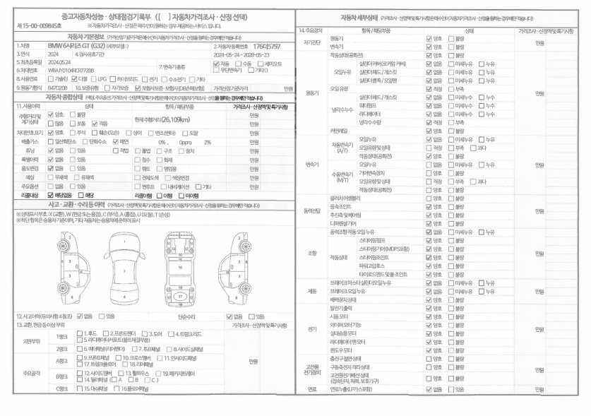 Основная информация и общее состояние / история аварий и ремонтов