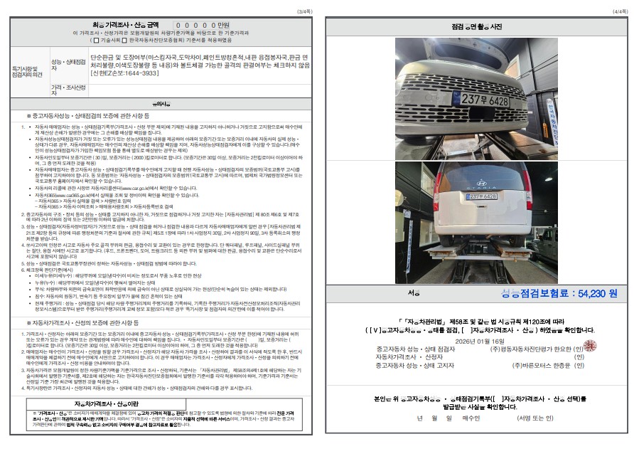 Детальное состояние автомобиля