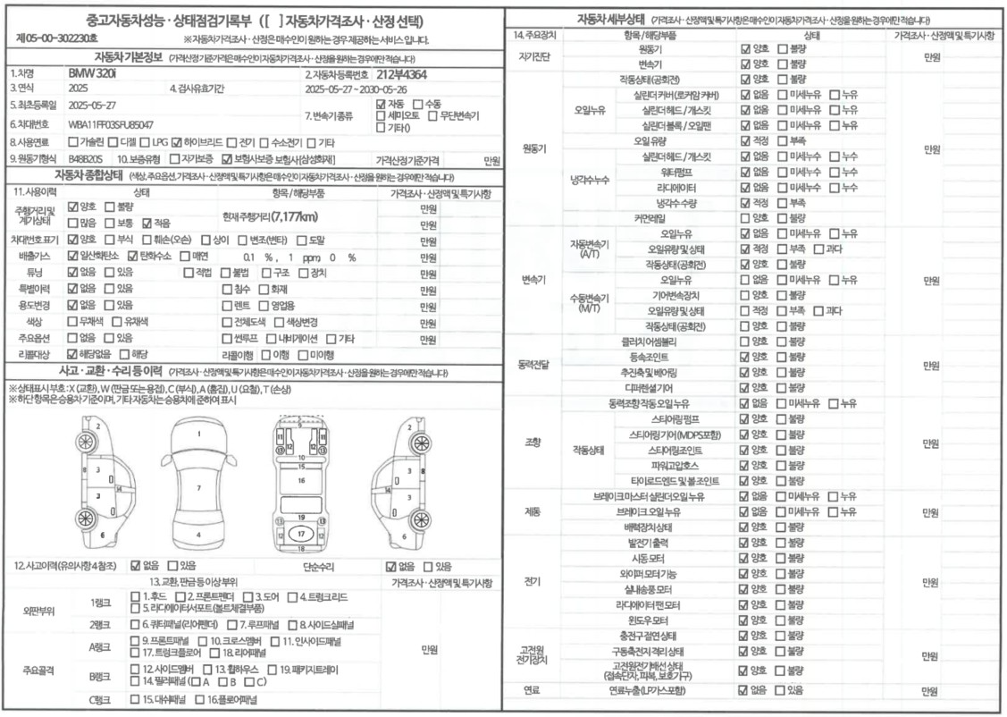 Основная информация и общее состояние / история аварий и ремонтов