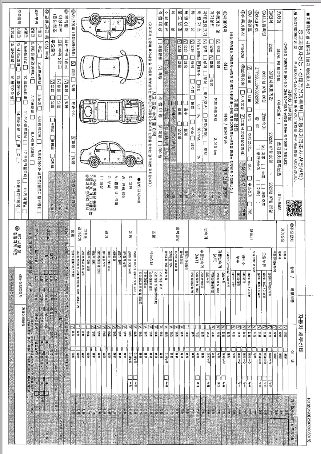 Основная информация и общее состояние / история аварий и ремонтов