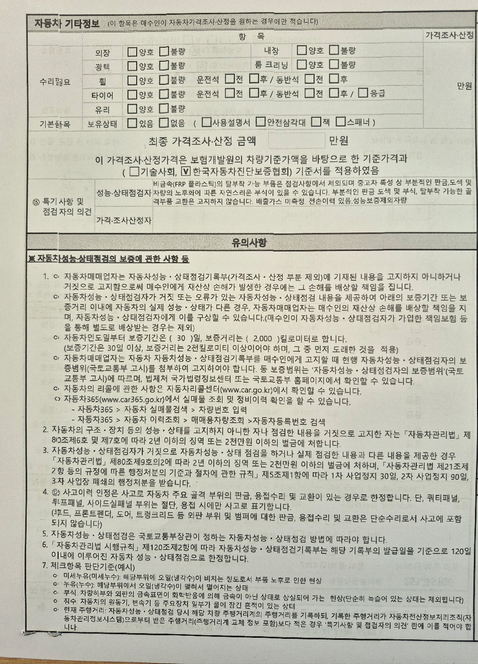 Подробное состояние автомобиля и другая информация