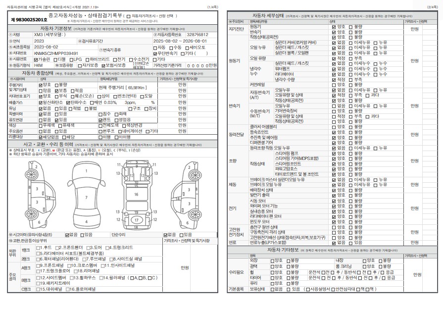 Основная информация и общее состояние / история аварий и ремонтов