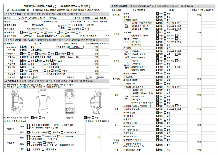 Основная информация и общее состояние / история аварий и ремонтов
