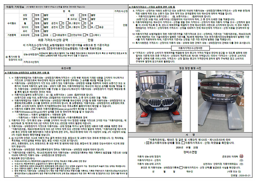 Детальное состояние автомобиля