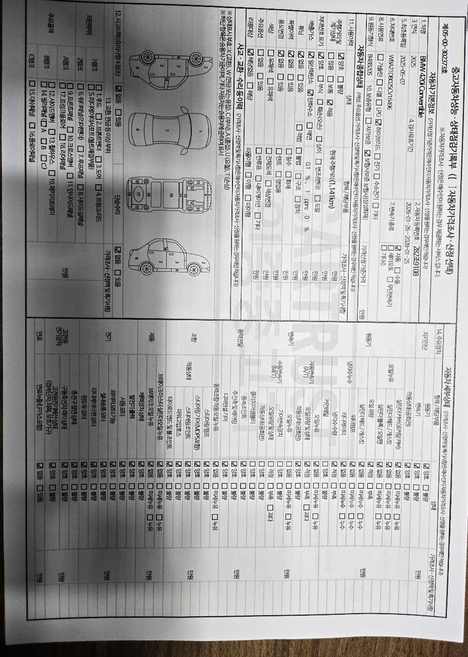 Основная информация и общее состояние / история аварий и ремонтов