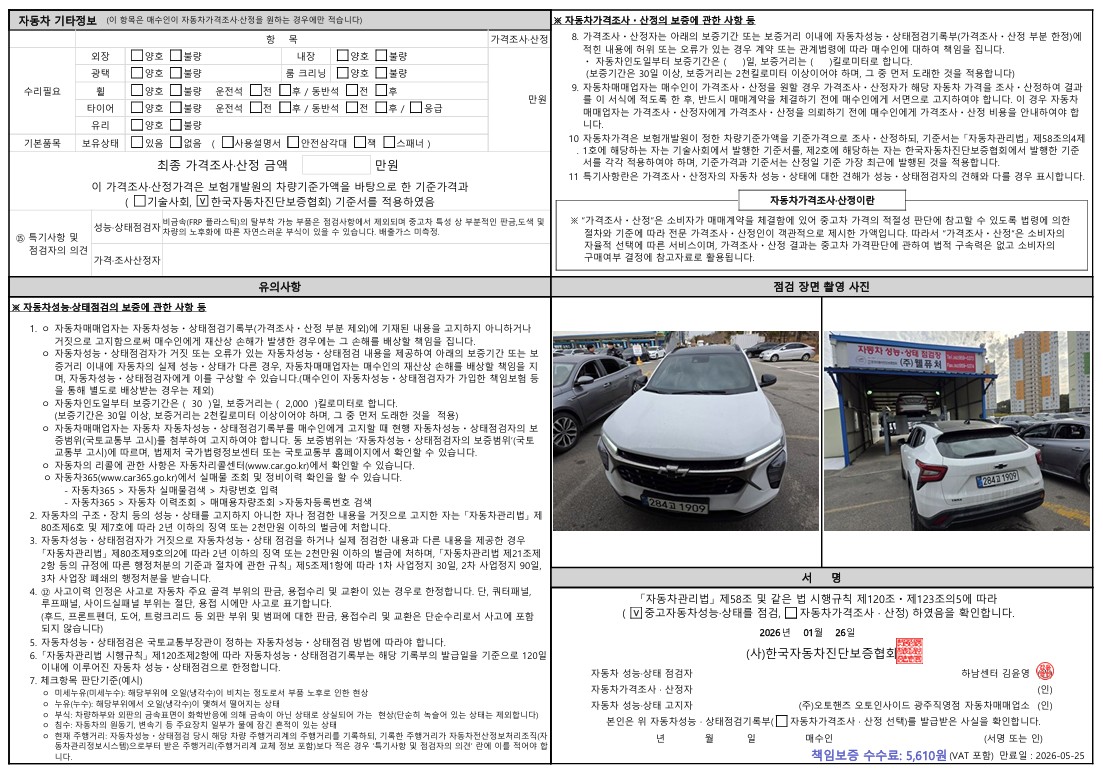 Детальное состояние автомобиля