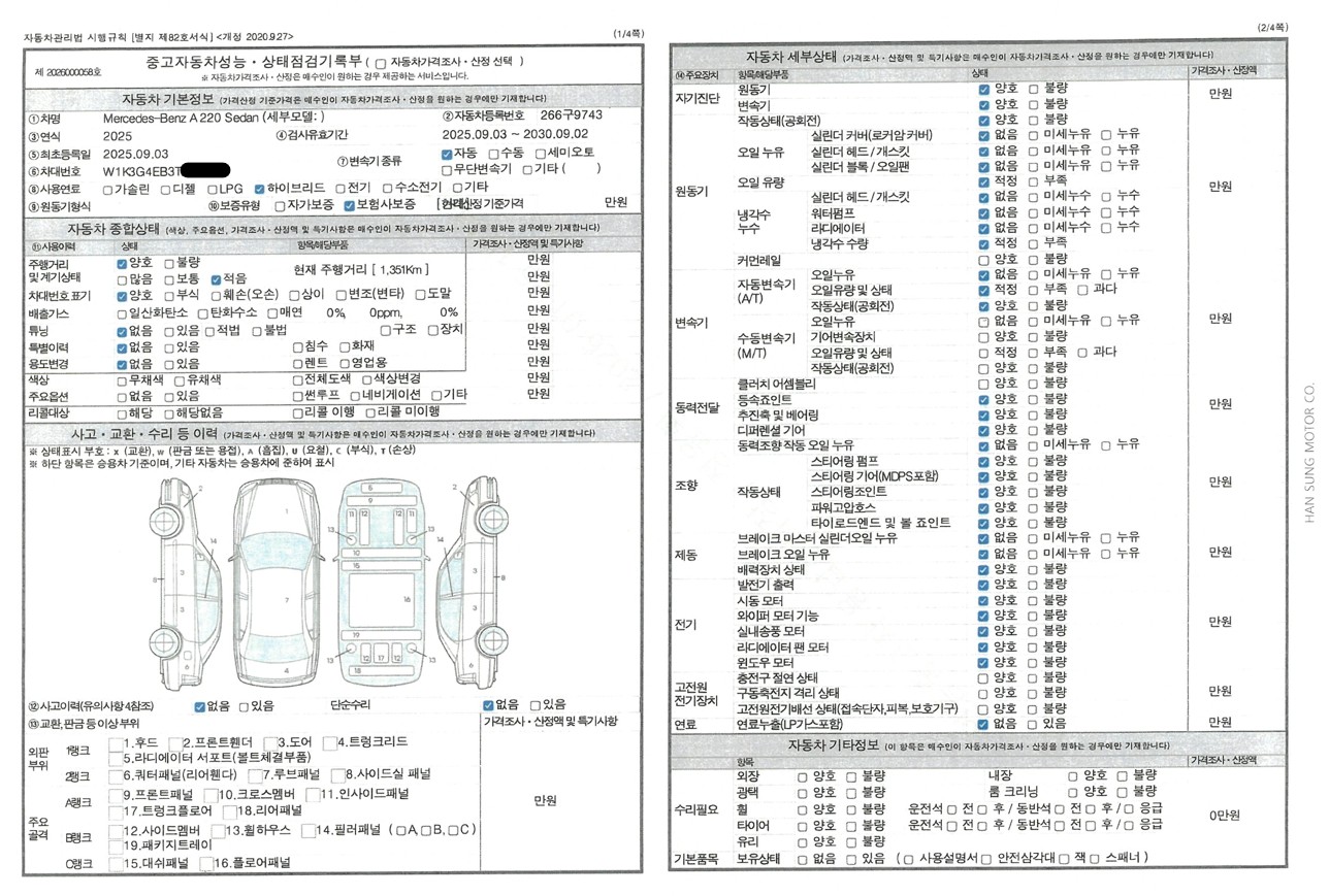 Основная информация и общее состояние / история аварий и ремонтов
