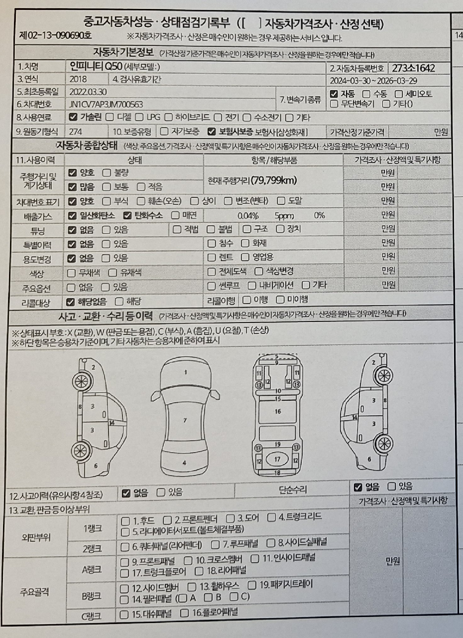 Основная информация и общее состояние / история аварий и ремонтов