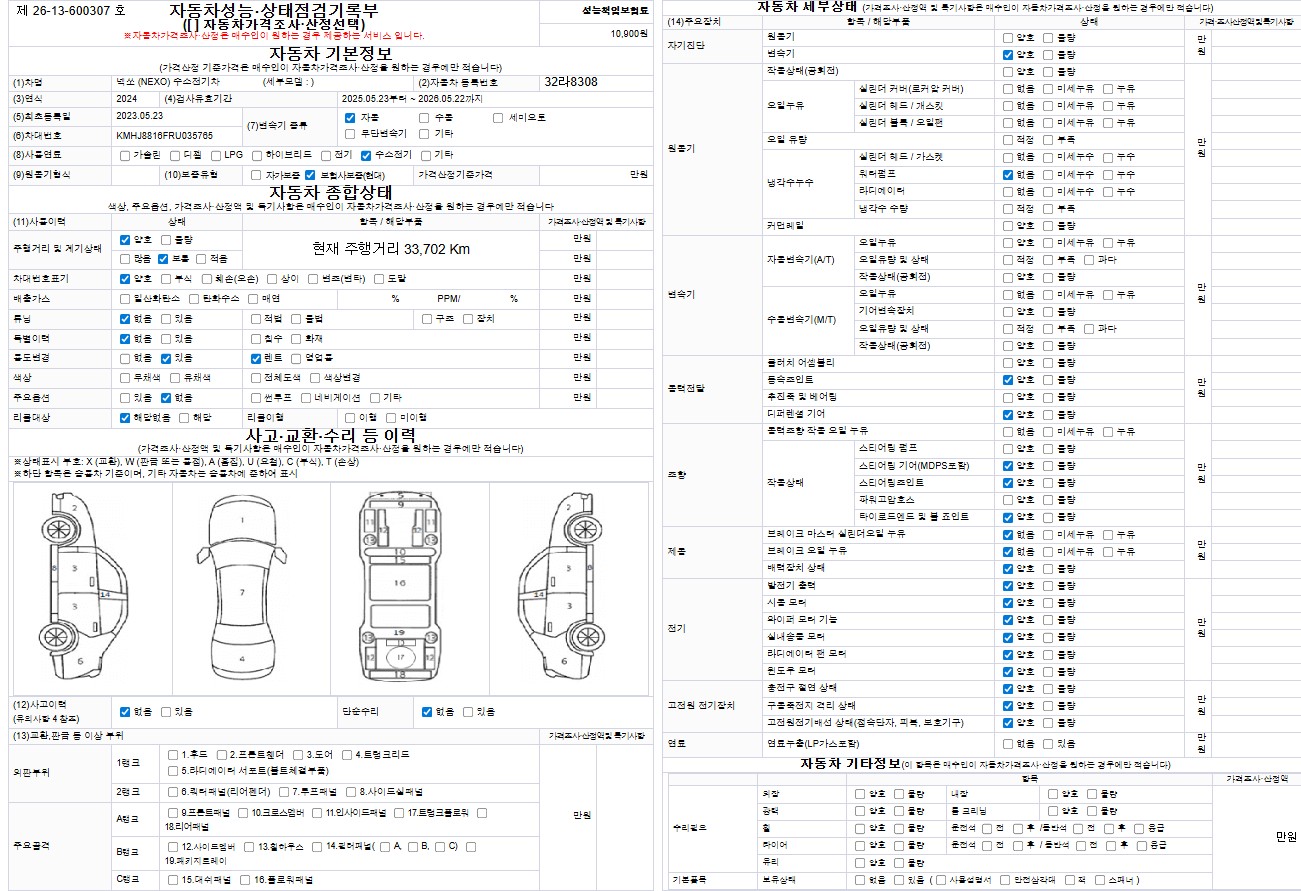 Основная информация и общее состояние / история аварий и ремонтов