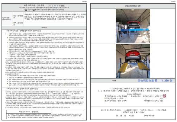 Детальное состояние автомобиля