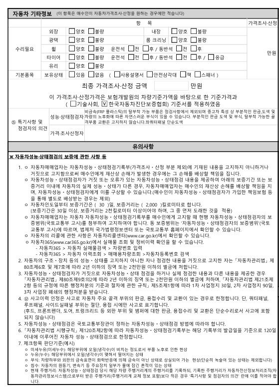 Подробное состояние автомобиля и другая информация