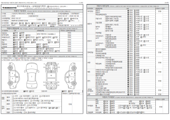 Основная информация и общее состояние / история аварий и ремонтов