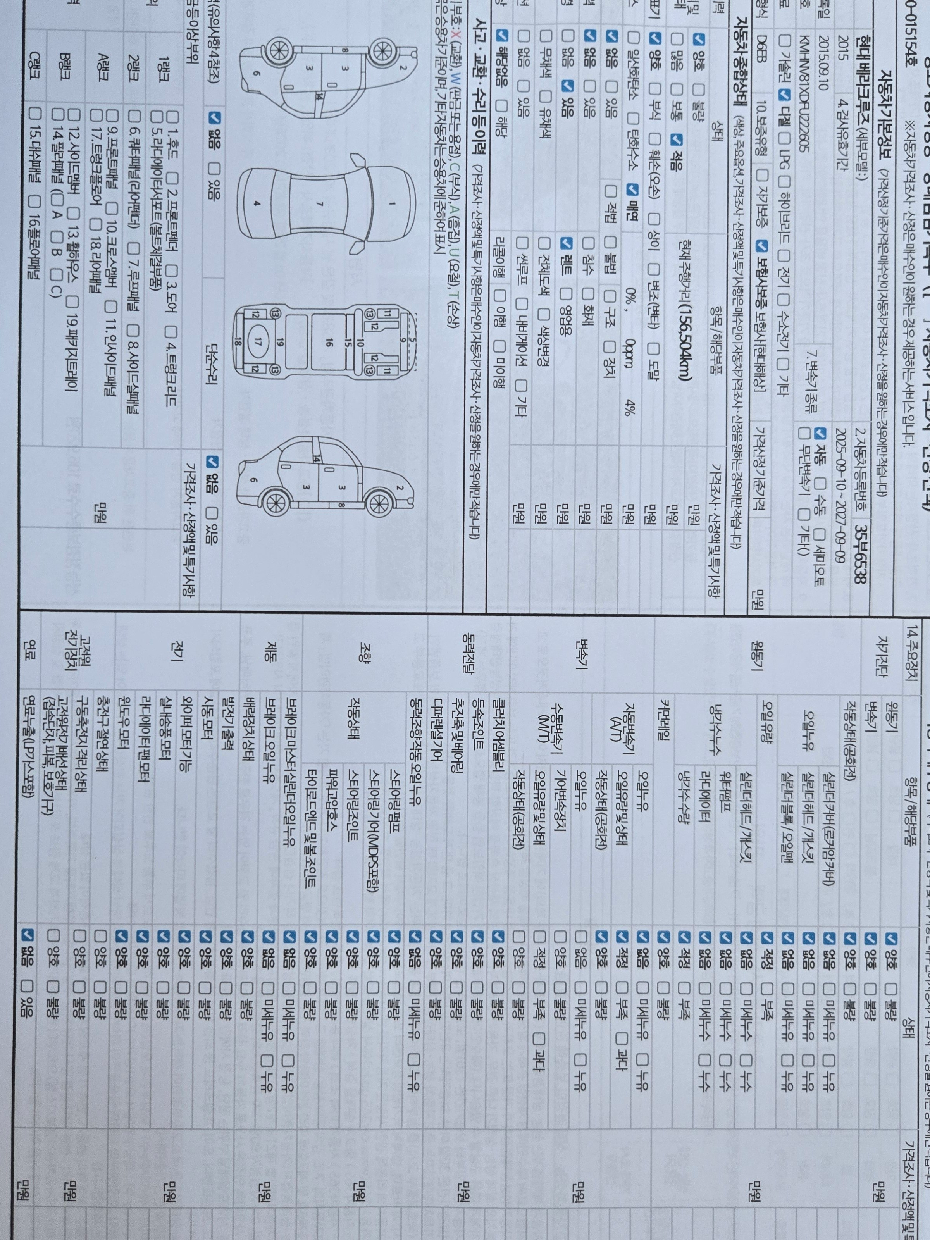 Основная информация и общее состояние / история аварий и ремонтов