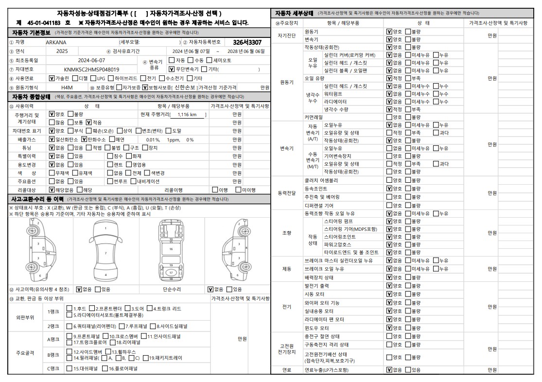 Основная информация и общее состояние / история аварий и ремонтов
