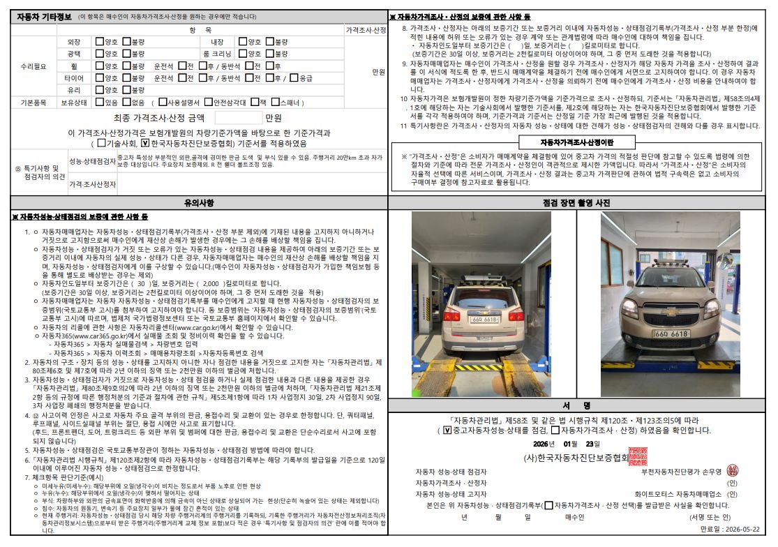Детальное состояние автомобиля