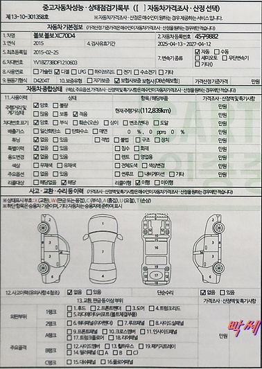 Основная информация и общее состояние / история аварий и ремонтов