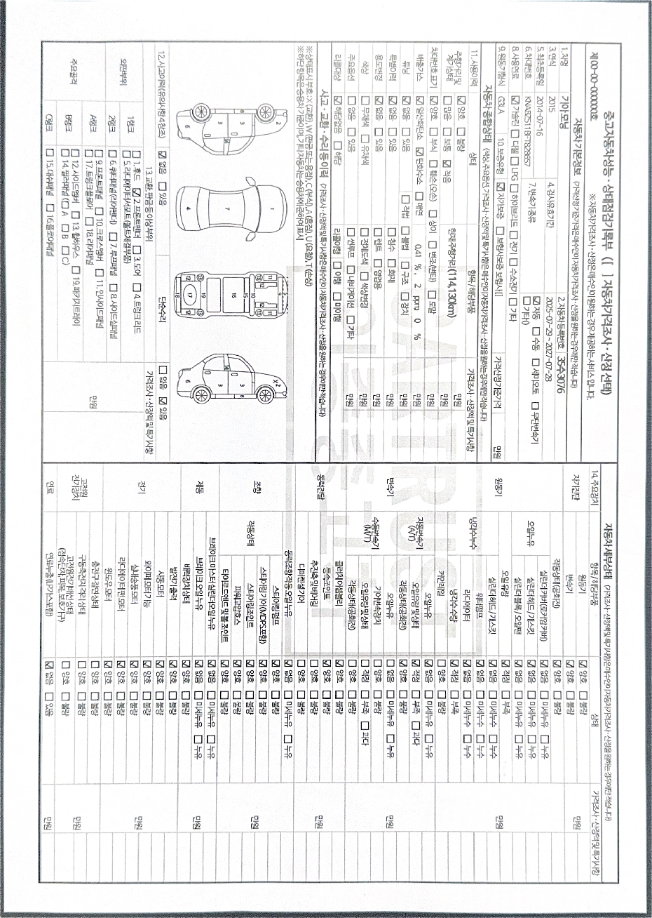 Основная информация и общее состояние / история аварий и ремонтов