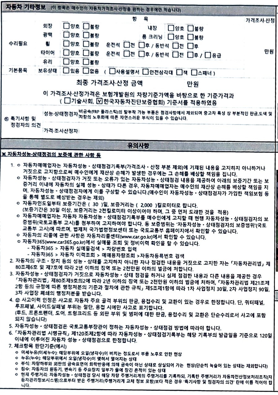 Подробное состояние автомобиля и другая информация