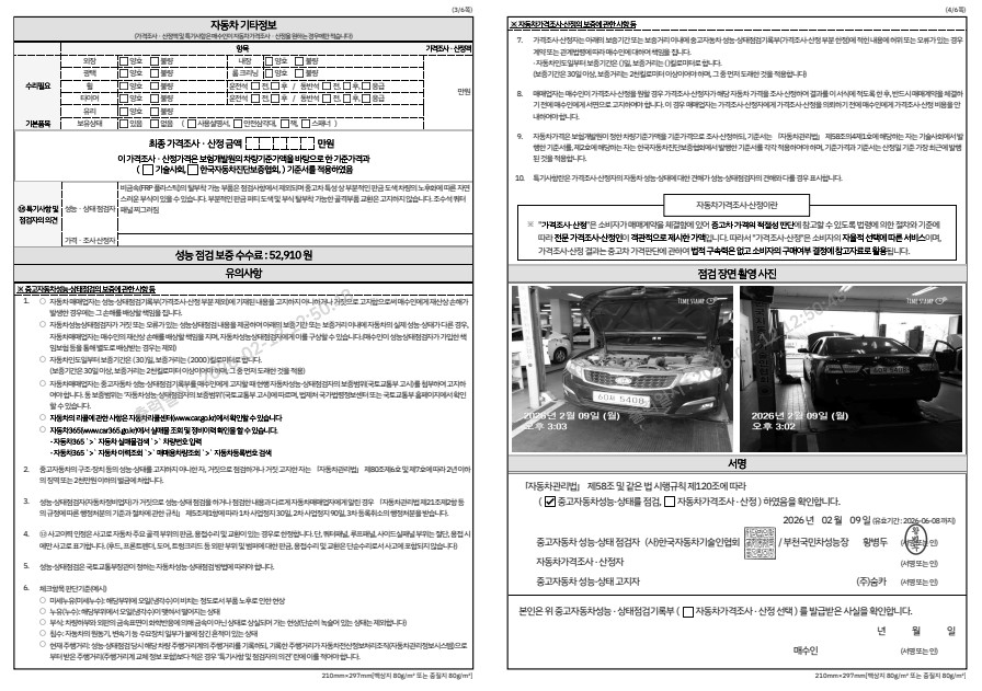 Детальное состояние автомобиля