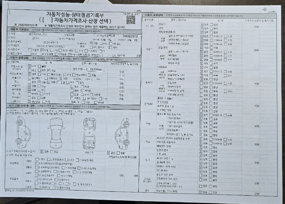 Основная информация и общее состояние / история аварий и ремонтов