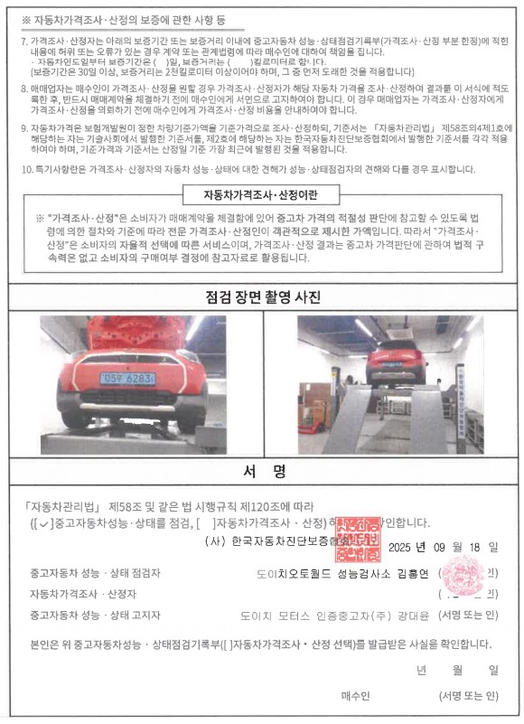 Фотографии, сделанные во время проверки, подписи