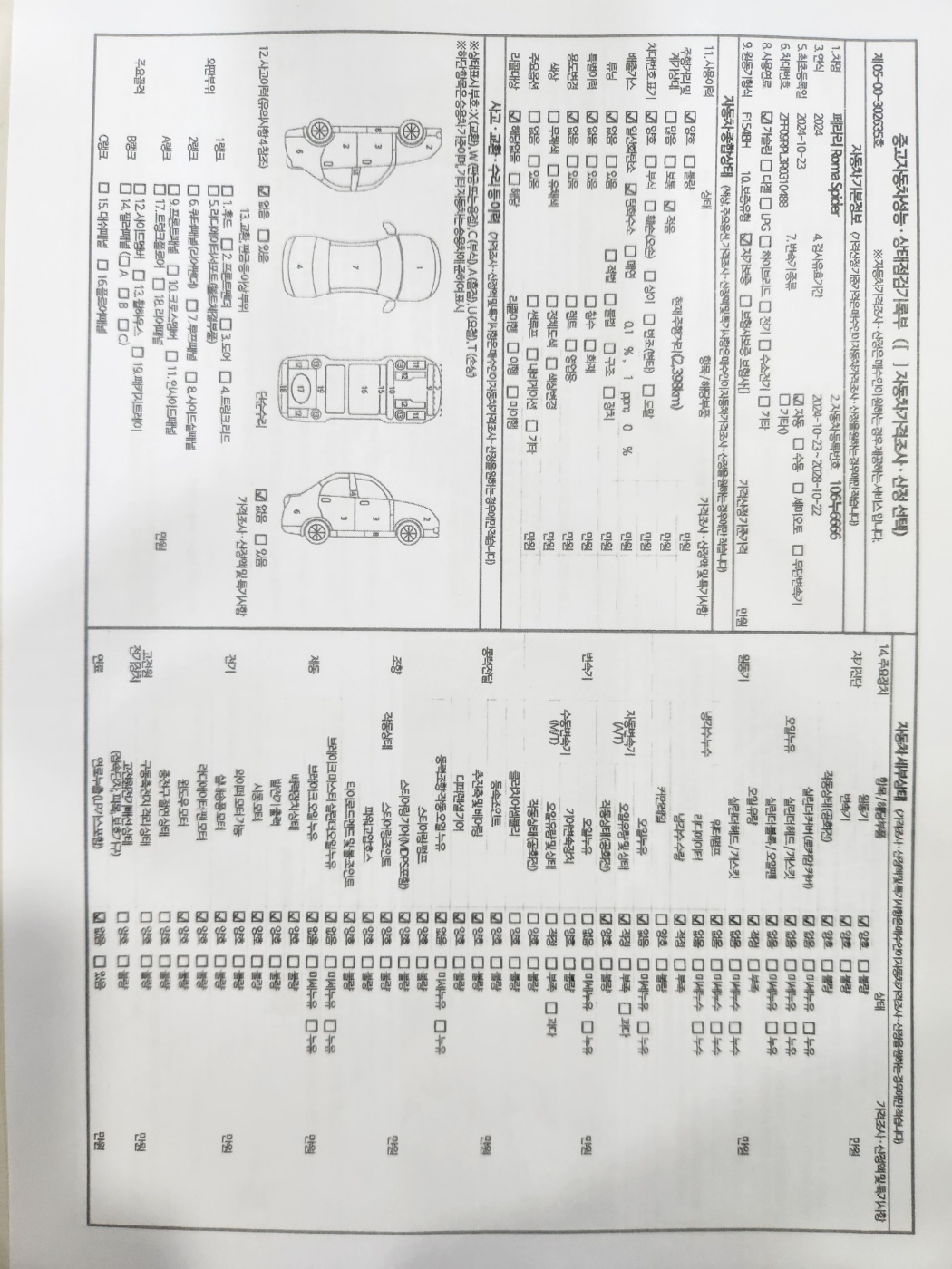 Основная информация и общее состояние / история аварий и ремонтов