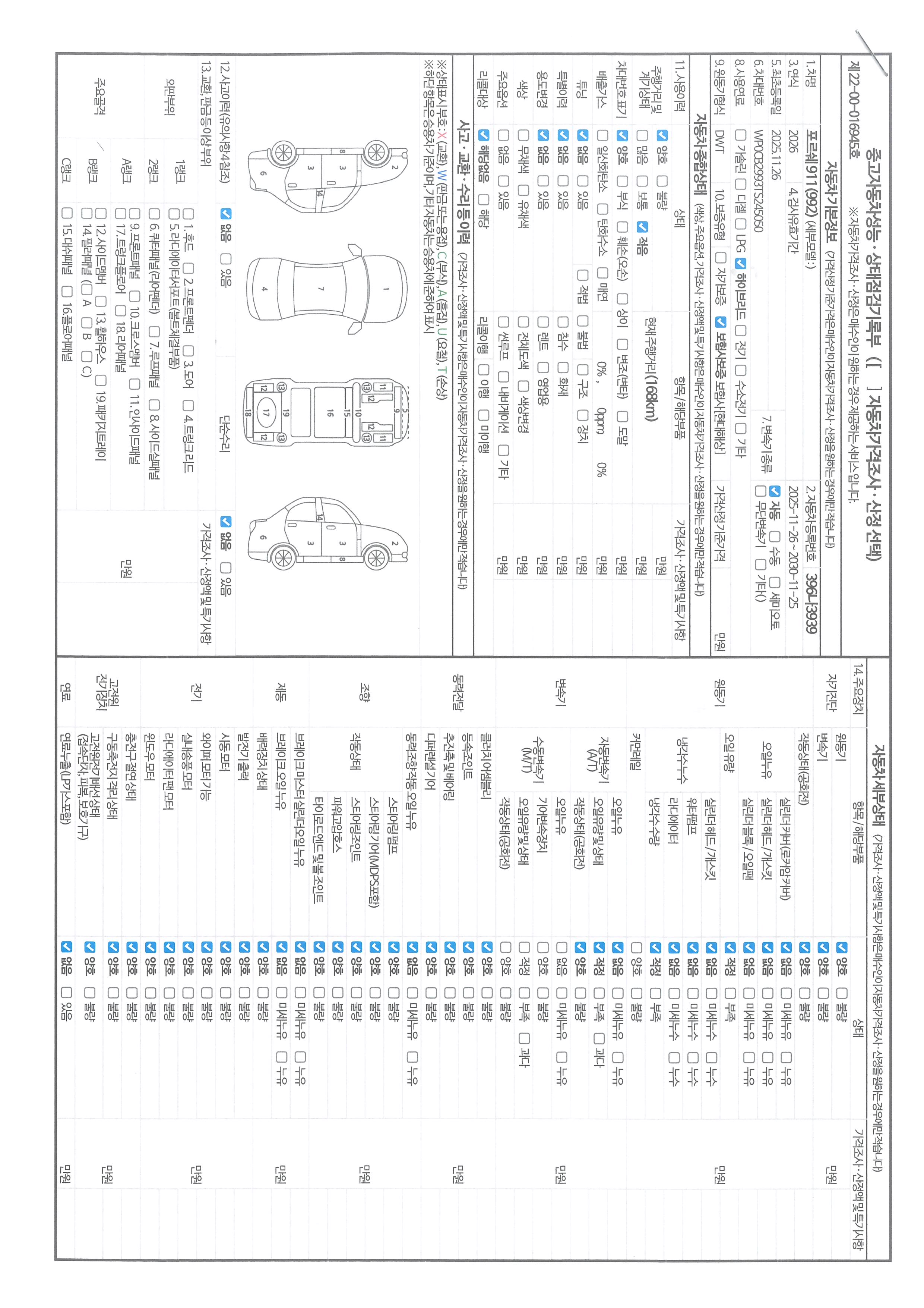 Основная информация и общее состояние / история аварий и ремонтов