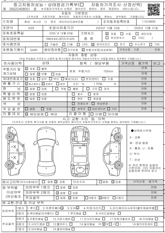 Основная информация и общее состояние / история аварий и ремонтов
