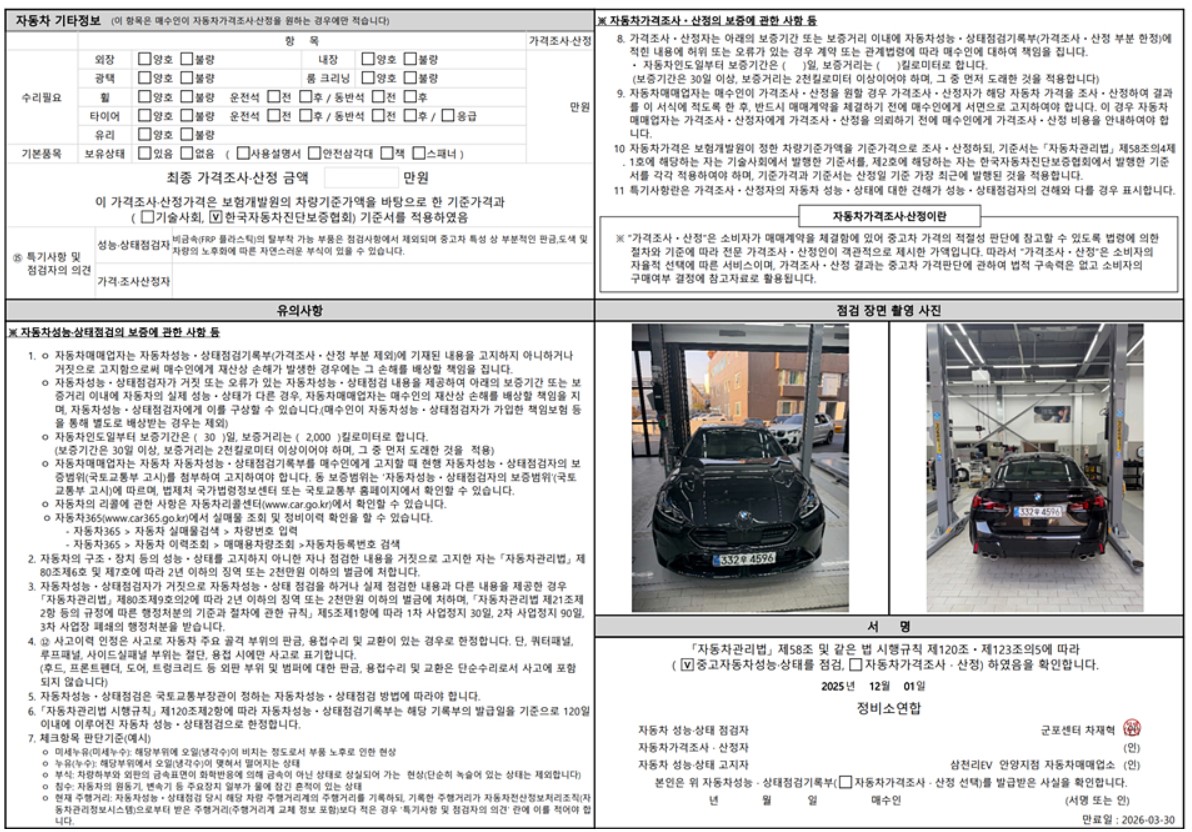Фотографии, сделанные во время проверки, подписи