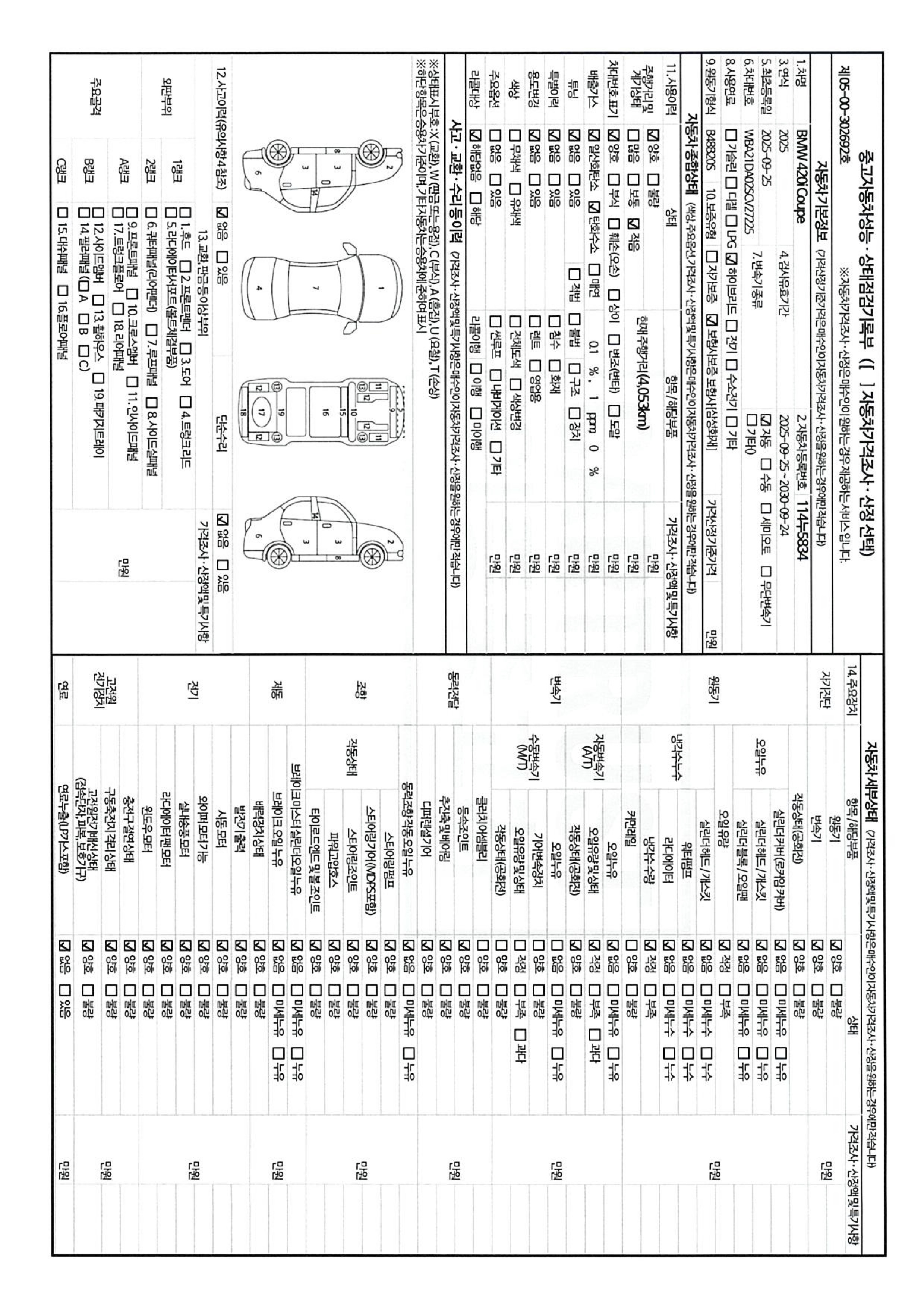 Основная информация и общее состояние / история аварий и ремонтов