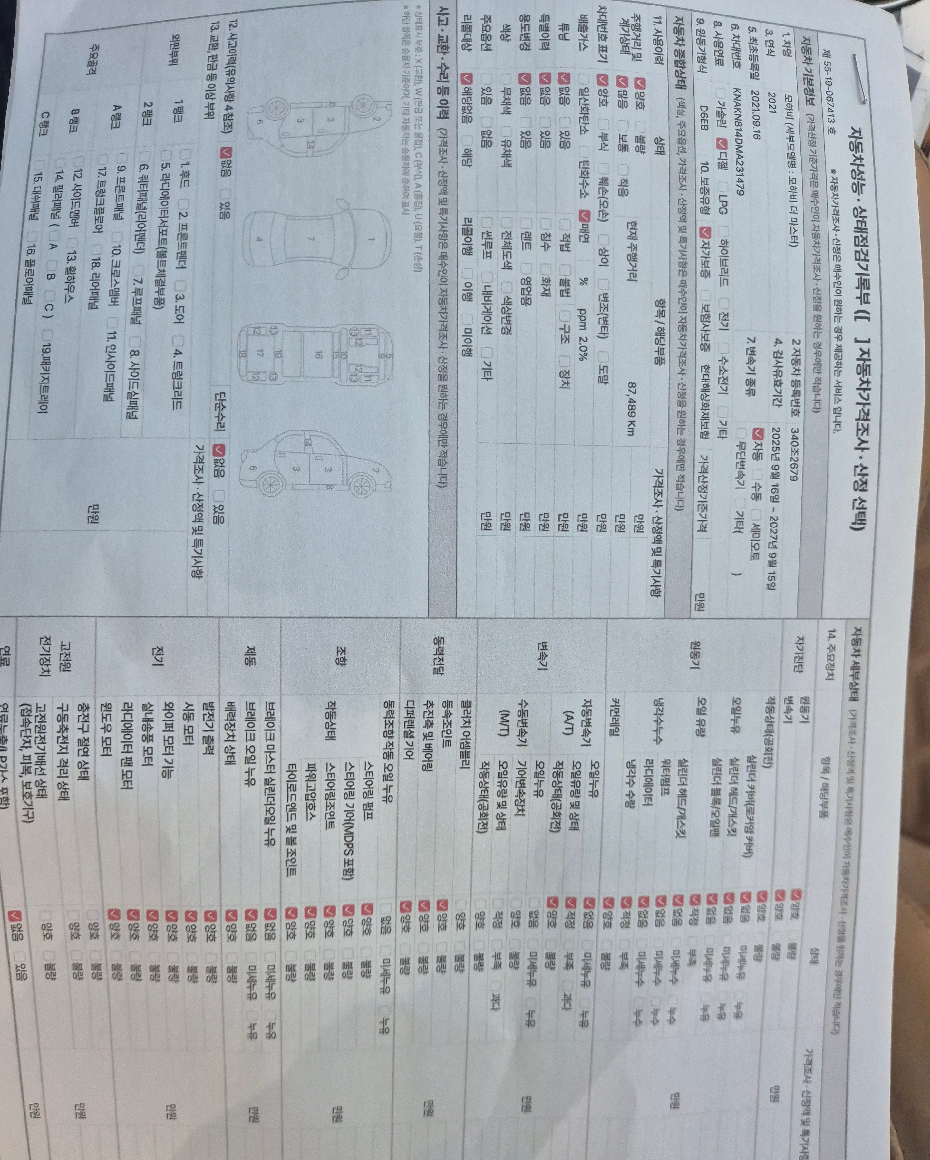 Основная информация и общее состояние / история аварий и ремонтов