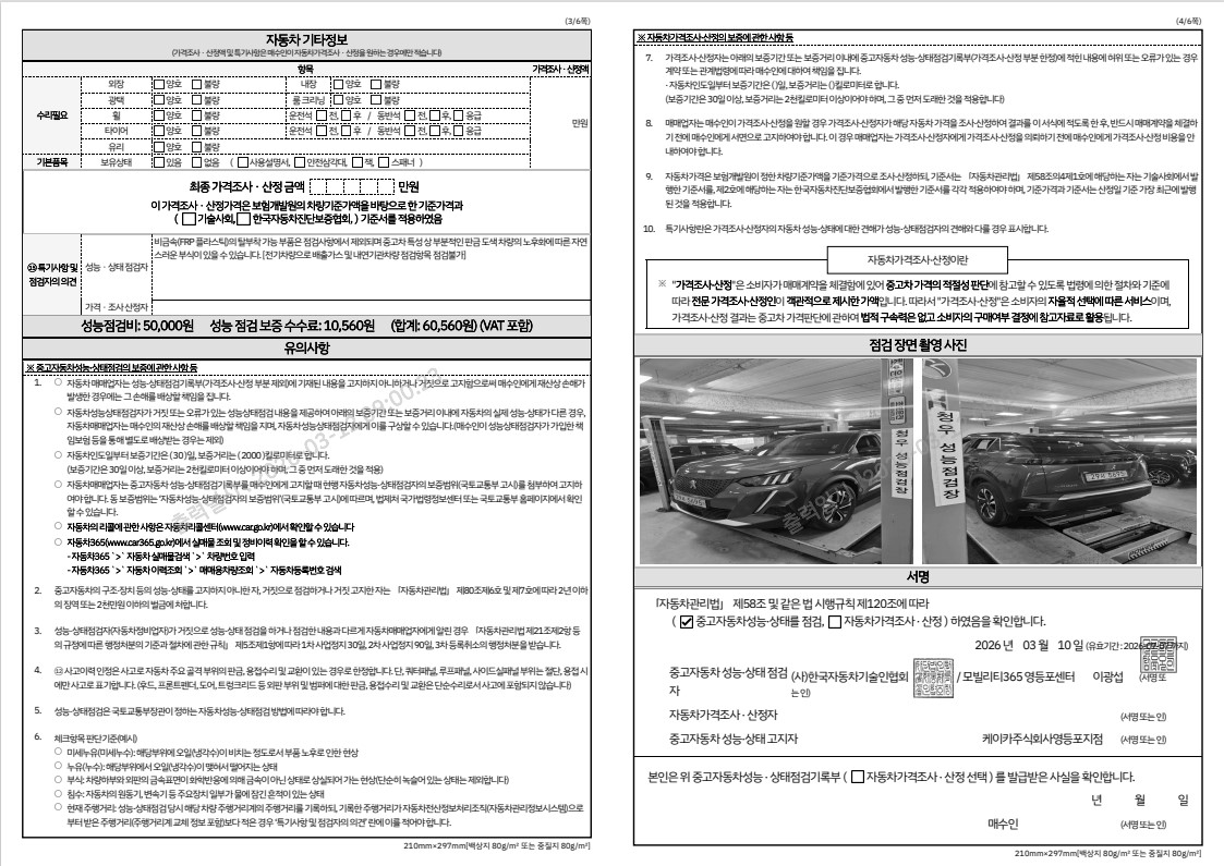 Детальное состояние автомобиля