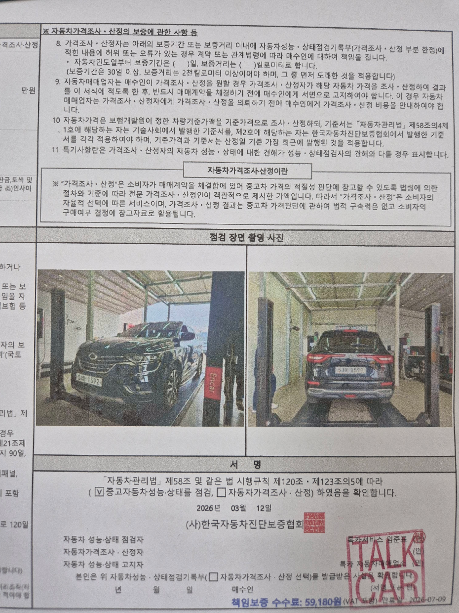 Фотографии, сделанные во время проверки, подписи