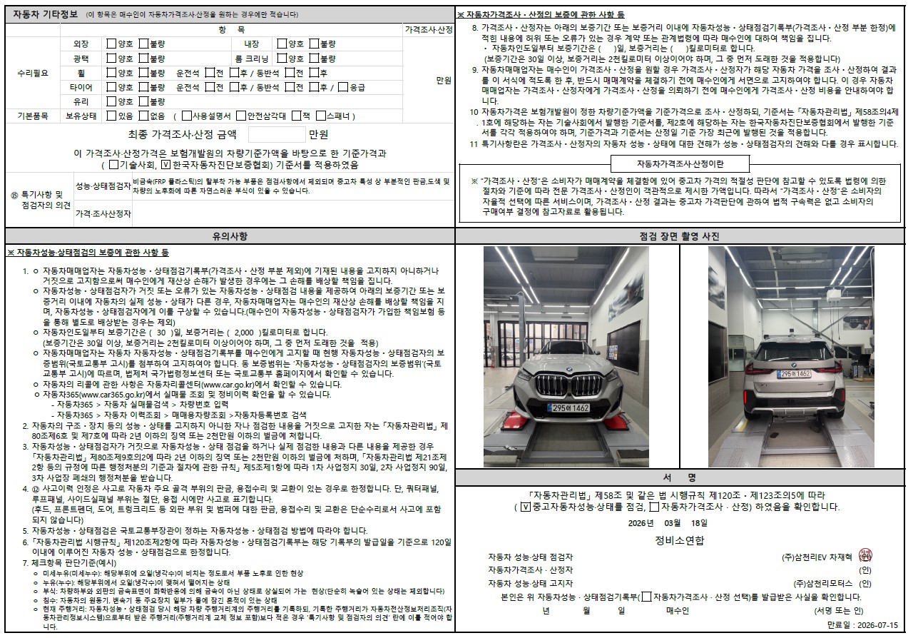 Детальное состояние автомобиля