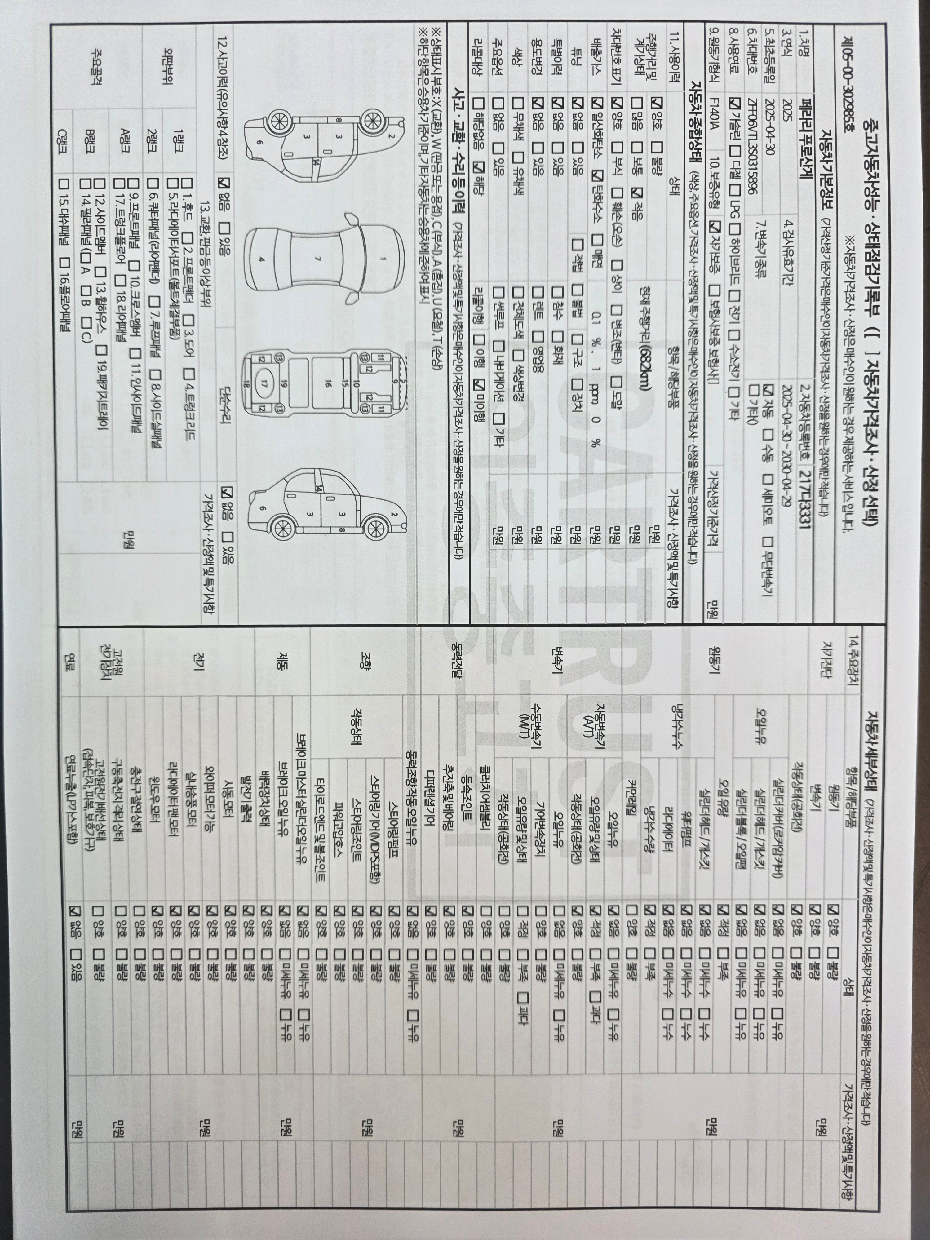 Основная информация и общее состояние / история аварий и ремонтов