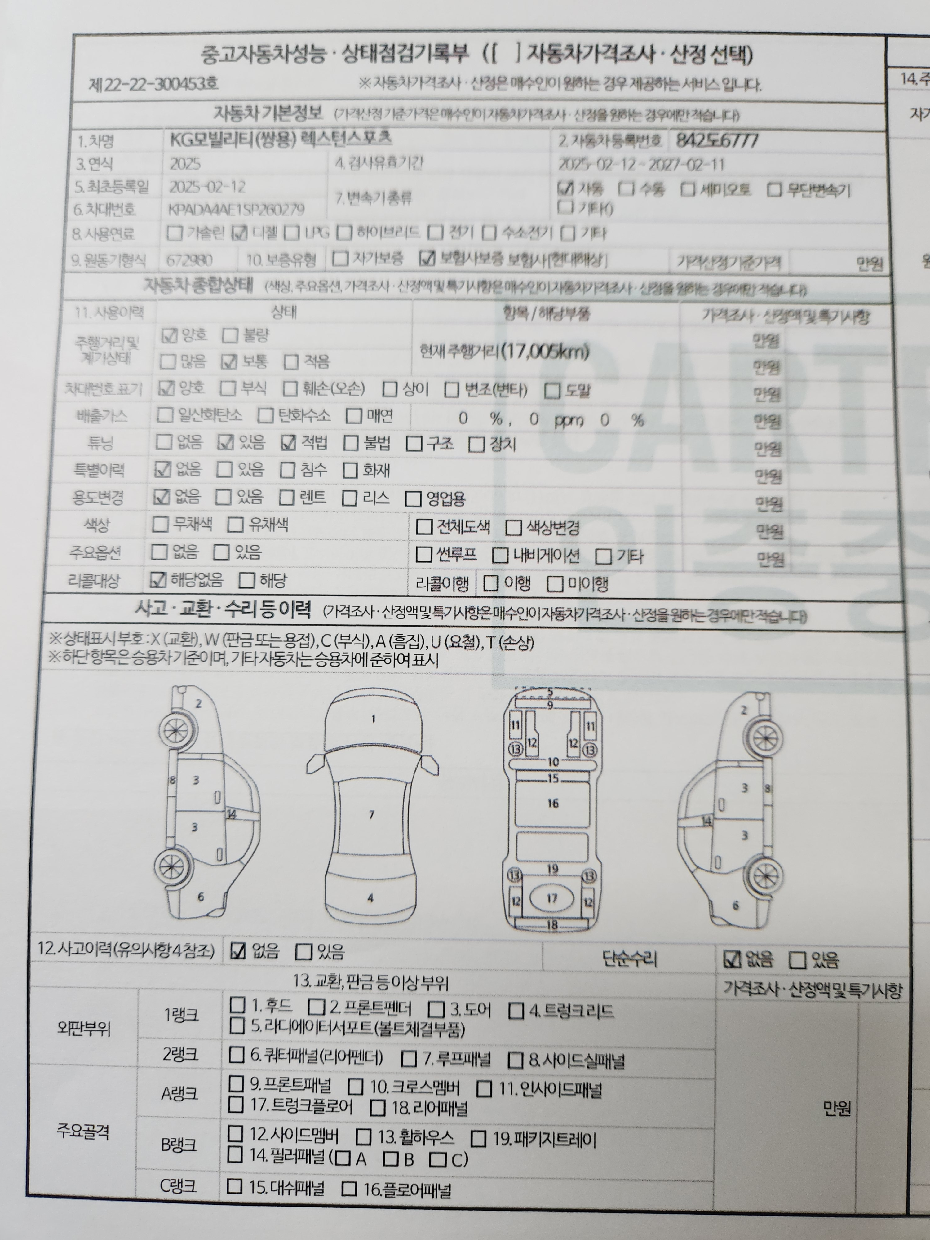 Основная информация и общее состояние / история аварий и ремонтов