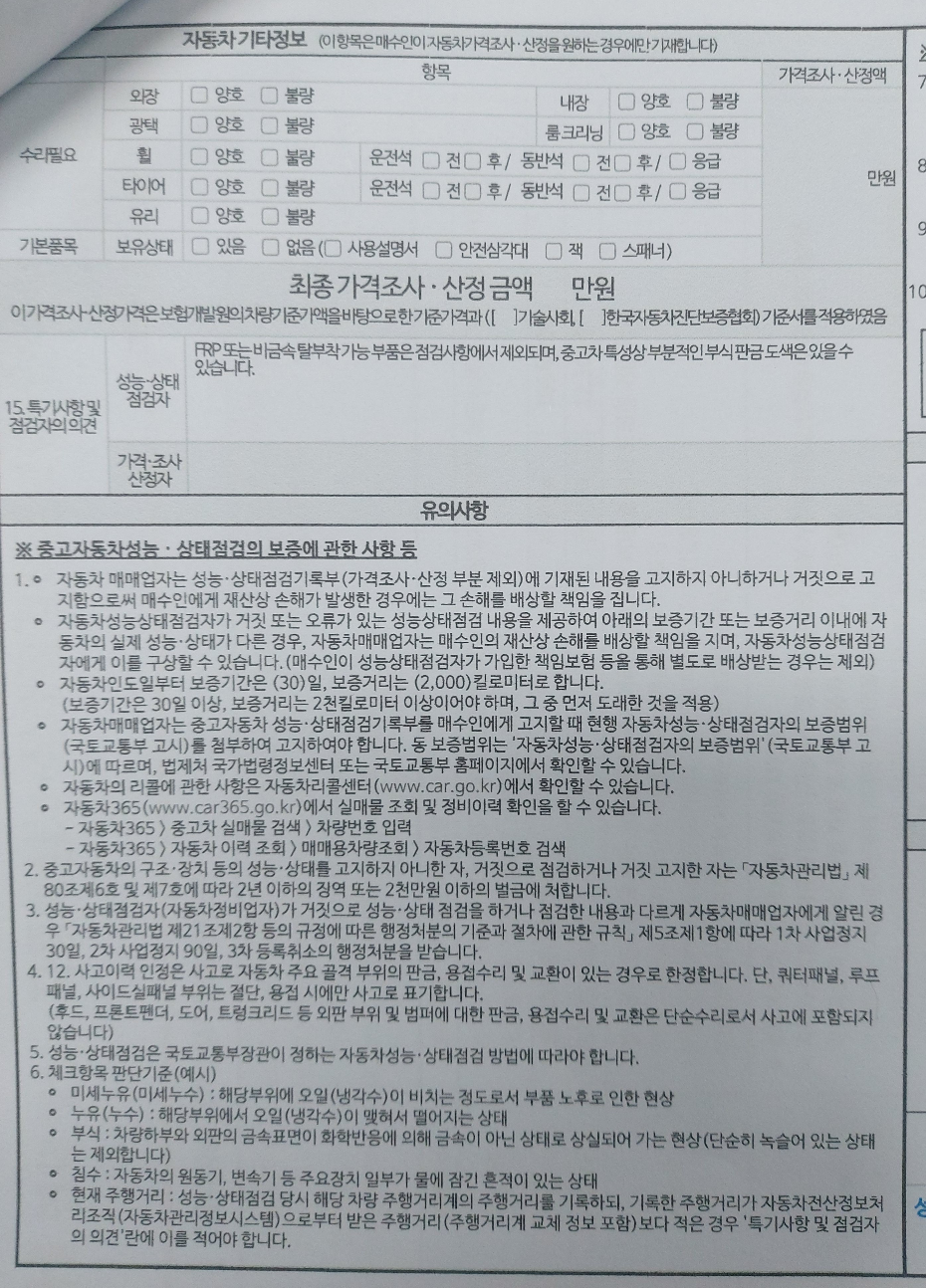 Подробное состояние автомобиля и другая информация