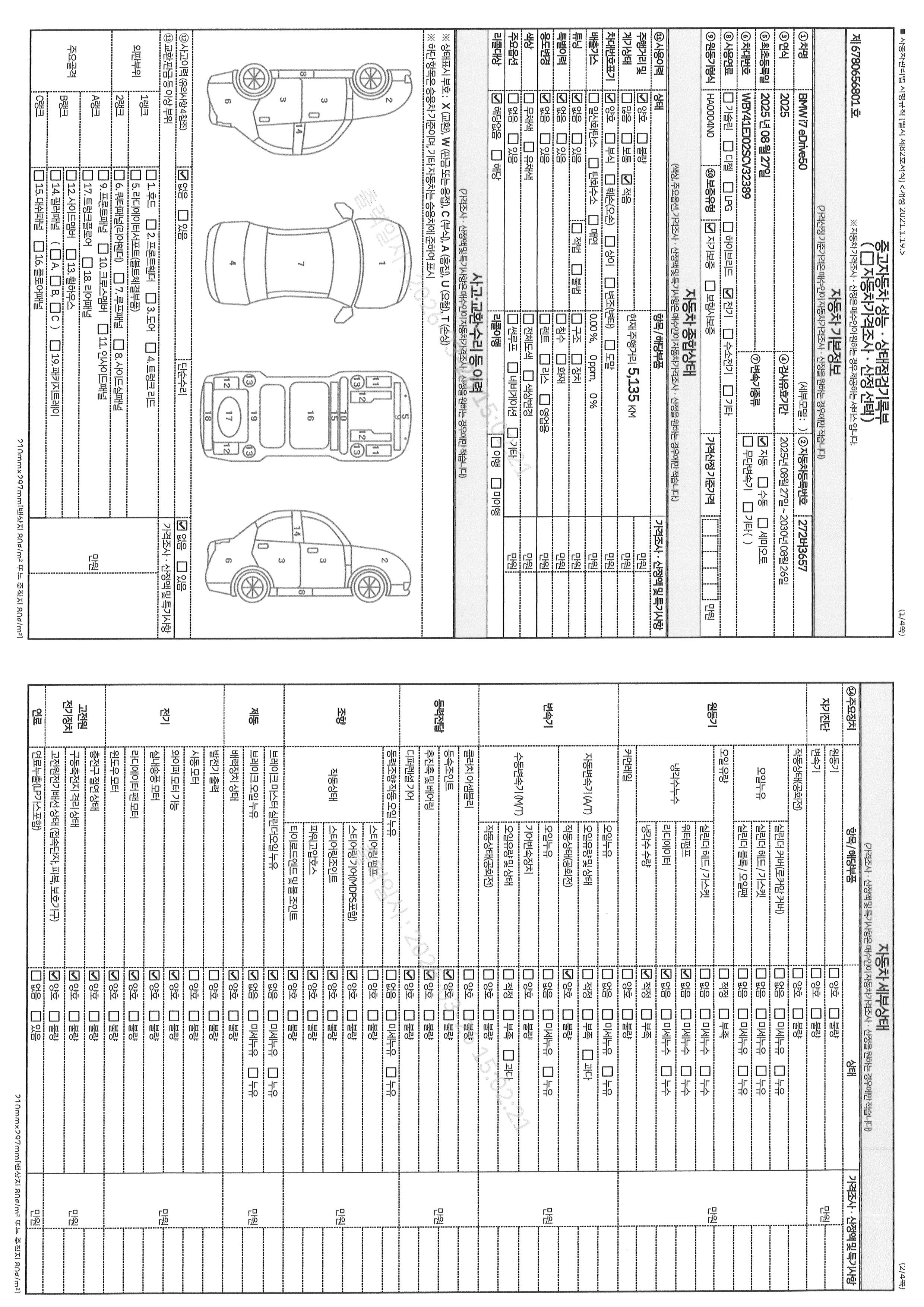 Основная информация и общее состояние / история аварий и ремонтов