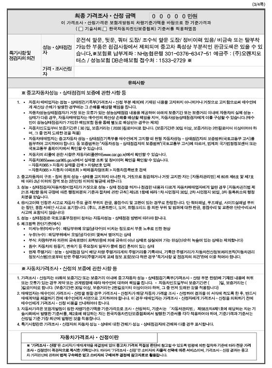 Подробное состояние автомобиля и другая информация