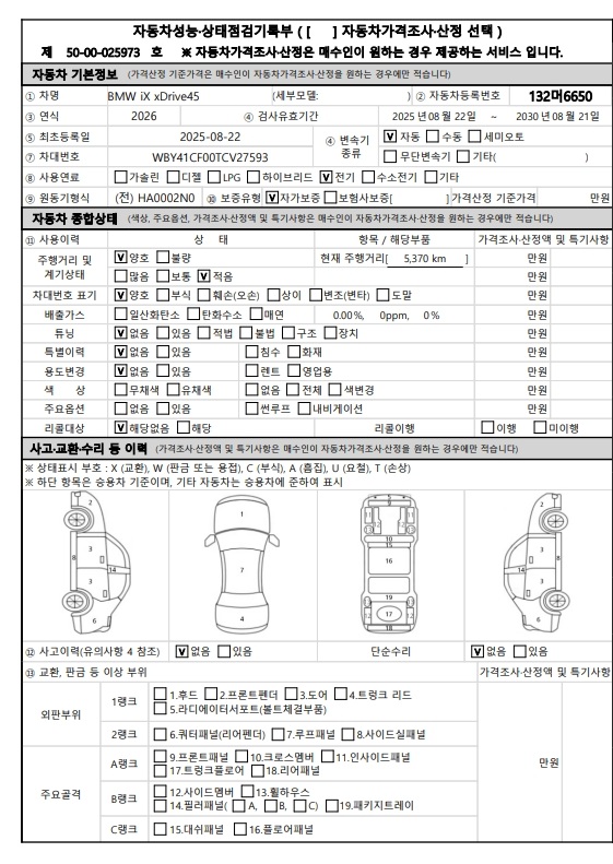 Основная информация и общее состояние / история аварий и ремонтов