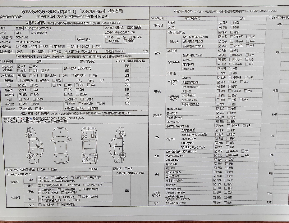 Основная информация и общее состояние / история аварий и ремонтов