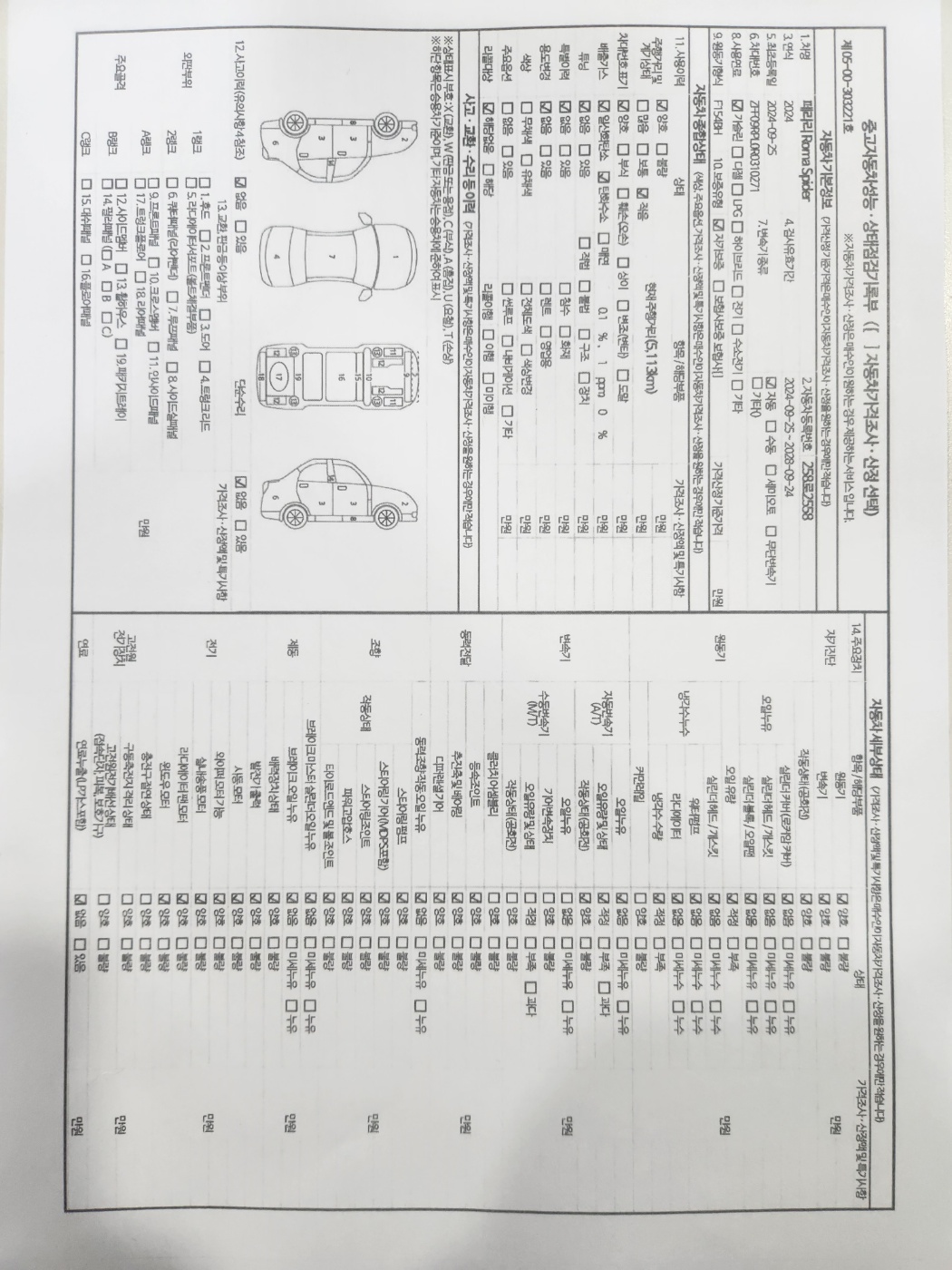 Основная информация и общее состояние / история аварий и ремонтов