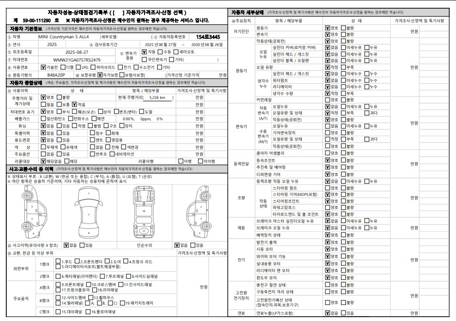 Основная информация и общее состояние / история аварий и ремонтов