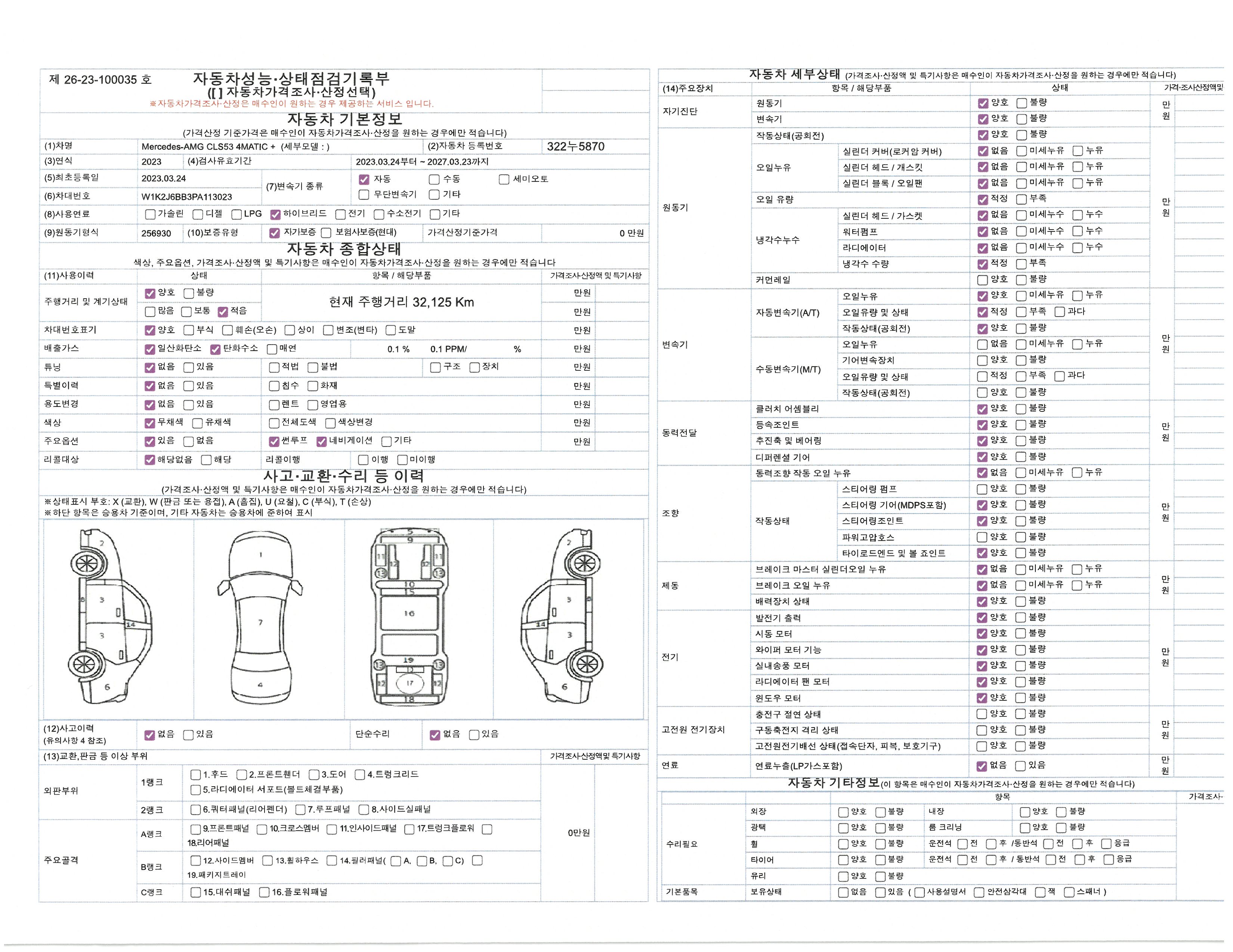 Основная информация и общее состояние / история аварий и ремонтов