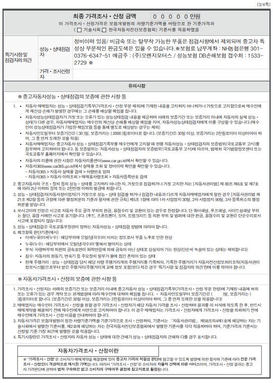 Подробное состояние автомобиля и другая информация