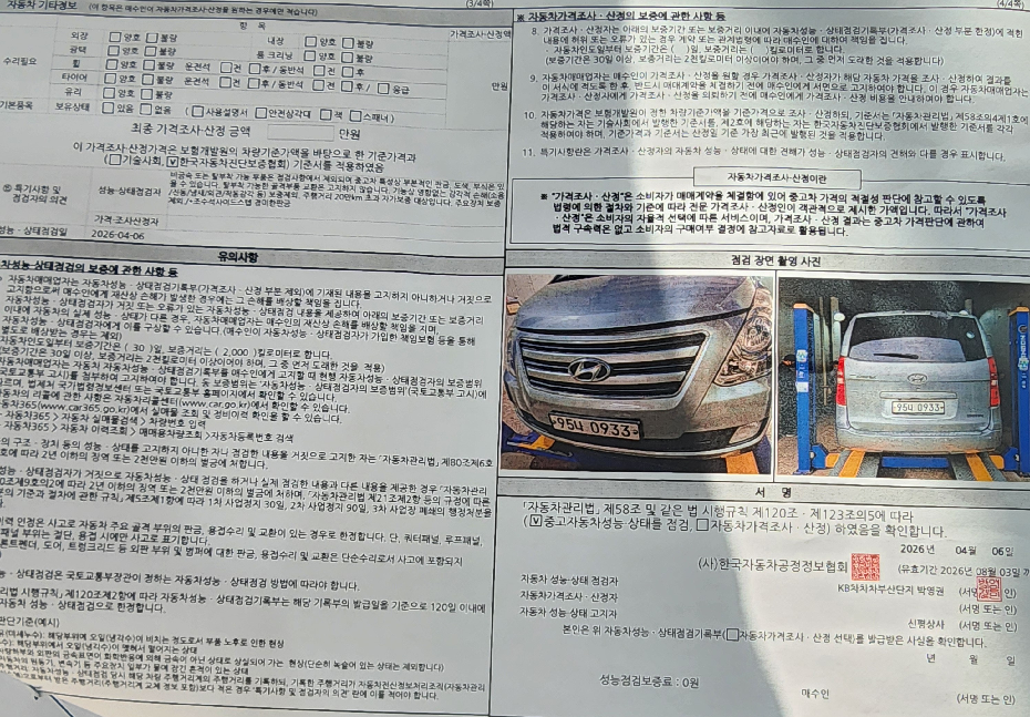 Детальное состояние автомобиля